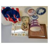 Anchor Glass Dish, Angel Bell, Frames & More