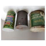 Vintage Canisters & Wasabi Peas Canister