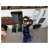 Sony Mini Speakers,  Leather Belts, Corkscrew  &