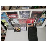 Assorted Empty CDs And CD Case