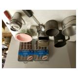 Steak Knives,  Vintage Napkin Holder, Shifter &