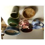 Blue Ceramic Bowl, Brown Pfaltzgraff Bowl & More
