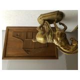 Wooden Barn Picture,  Trojan Horse Statue