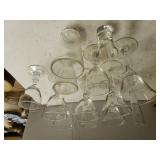Assorted Glass Stemware