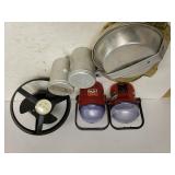 Coleman Fan/Light, Hand Held lamps, Metal food