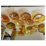 Amber Cheese & Butter Dish, Bowl & More