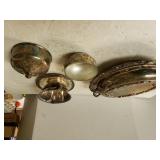 Silver Like Serving Dish, Gravy Bowl & More