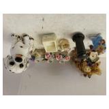 Flower Candle Holder, Dog Figure & More