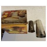 Cordless Ice Cream Machine & Silver Cups