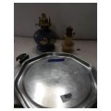 Kerosene Lamp Bottoms & Vintage Guardian Silver