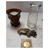 Car Belt Buckle,  50th Anniversary Dupont Coin,