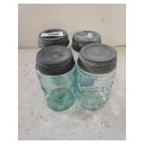 Atlas & Bally Glass Mason Jars