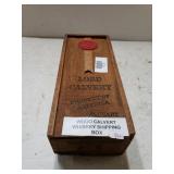 Wood Calvert Whiskey Shipping Box