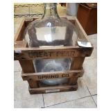 Great Bear 5 Gallon Water Bottle & Wooden Crate