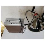 Panasonic 8 Track Stereo Tape Deck & Headphones