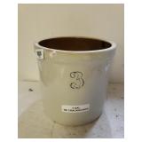 Number 3 Stoneware Pot