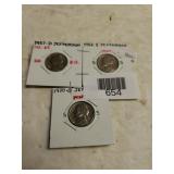 1952 S. Jefferson, 1957 D. Jefferson, 1970 S.