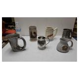 (6) Assorted Beer Steins