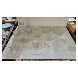 Assorted Glass Serving Dishes