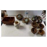 Decorative Birds Nest With And Without Eggs, And