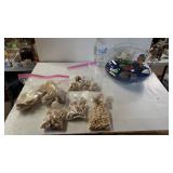 Decorative Fish Bowl With Fish Scene And Sea