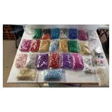 Lot Of Beads, Balls, And Needles