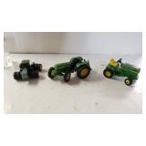 (2) John Deere Toy Tractors And John Deere Toy