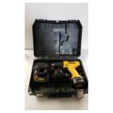 Dewalt Drill With Case, (2) Batteries, And