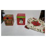 Poinsettia Table Cloth, North Pole Trading Co.