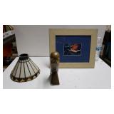 Framed Cycles Gladiator Picture, Metal Owl