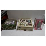 (2) Sets Of Handcrafted Glass (Some Missing) And