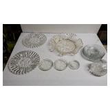 Assorted Glass Plates