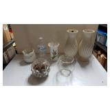 Assorted Glass Vases