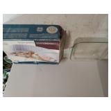 Pyrex Square Glass Dish & Corningware French