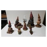 Wooden Gnome Figurines