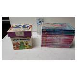 Baby Einstein Alphabooks And (9) Barbie Movies