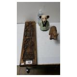 King And Queen Decorative Wooden Molds With (2)