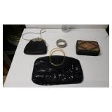 Clutch Handbag, Metal Handbag, Makeup Bag, And