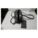 Vera Bradley Owl And Flower Purse With Checkbook