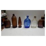 Assorted Vintage Decorative Glass Bottles