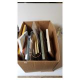 Boxes Of Picture Frames, Frame Mats, Hand Painted