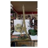 Glitter Eiffel Tower, Glass Painted Picture, Open