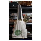 Fabric Bag With Plastic Clothes Hangers