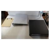 Note Clipboard, Binder With Page Protectors, And