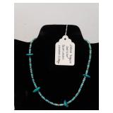 Vintage Natural Turquoise & Silver South Western