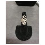 Antique Signed Sterling Ring - Size 5