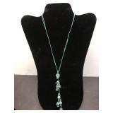 Ornate Turquoise Seahorse Necklace