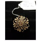 Vintage Pin Signed Sarah Cov