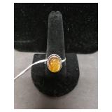 Vintage Tiger Eye Ring Marked 925 Size 10
