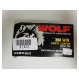 Wolf Performance Ammo 308 WIN Copper Jacketed